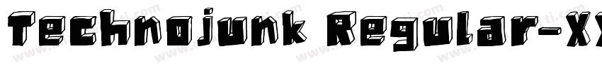 Technojunk Regular字体转换